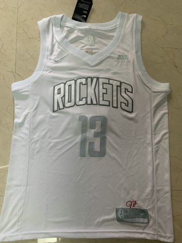 NBA 13 Harden Rockets MVP Maillot blanc